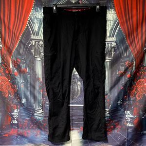 Wrangler All Terrain Windbreaker Pant Men's 38x30 Black Nylon Straight Stretch